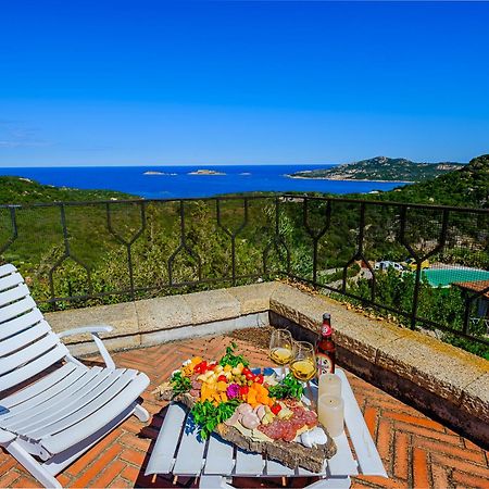 Sardinia Family Villas - Villa Carmen With Sea View And Pool Porto Cervo Exterior photo