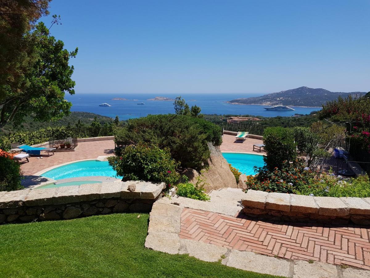 Sardinia Family Villas - Villa Carmen With Sea View And Pool Porto Cervo Exterior photo