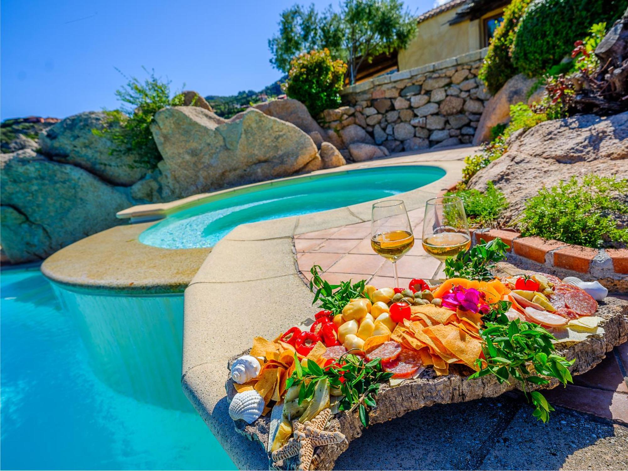Sardinia Family Villas - Villa Carmen With Sea View And Pool Porto Cervo Exterior photo