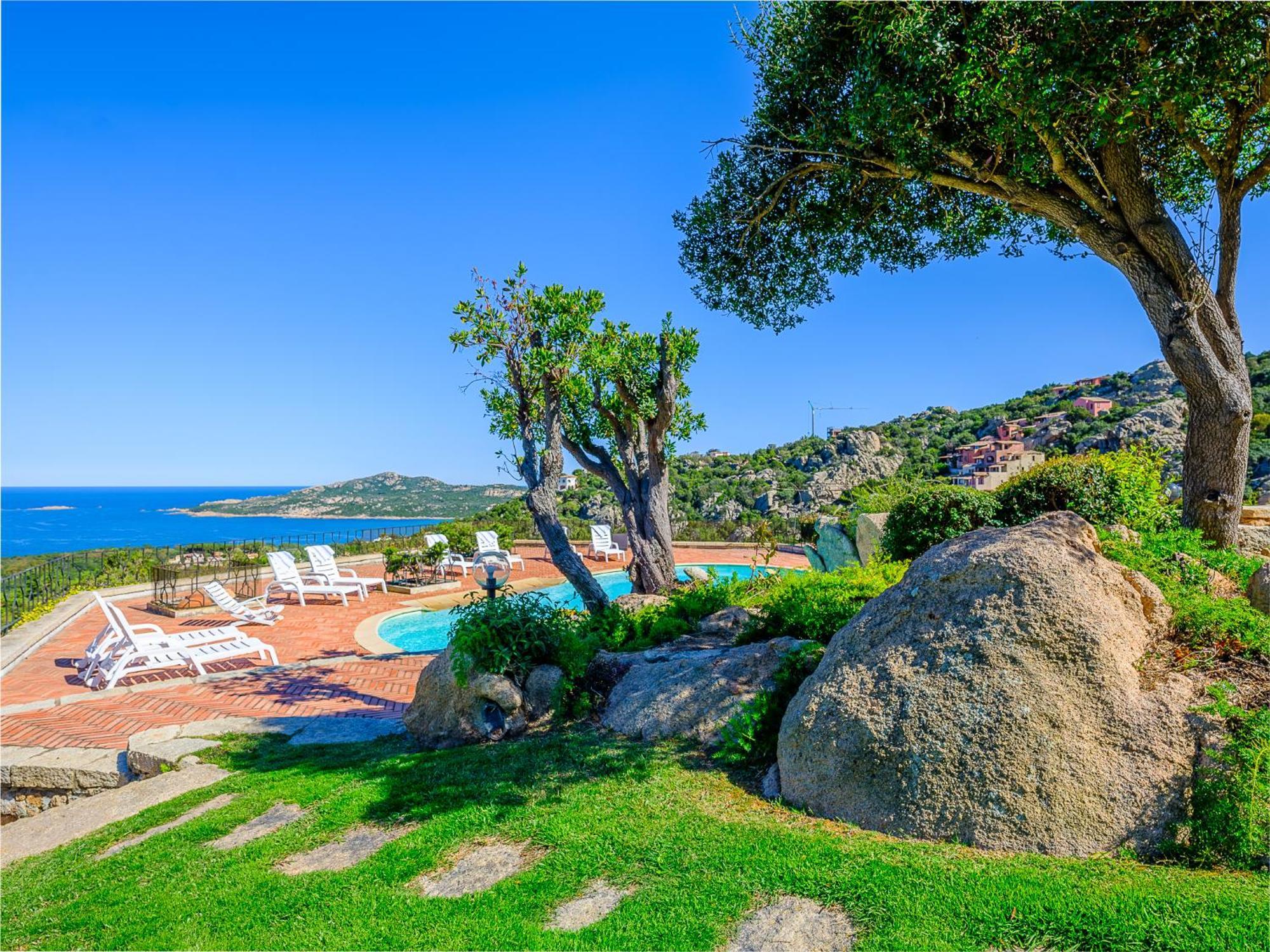Sardinia Family Villas - Villa Carmen With Sea View And Pool Porto Cervo Exterior photo
