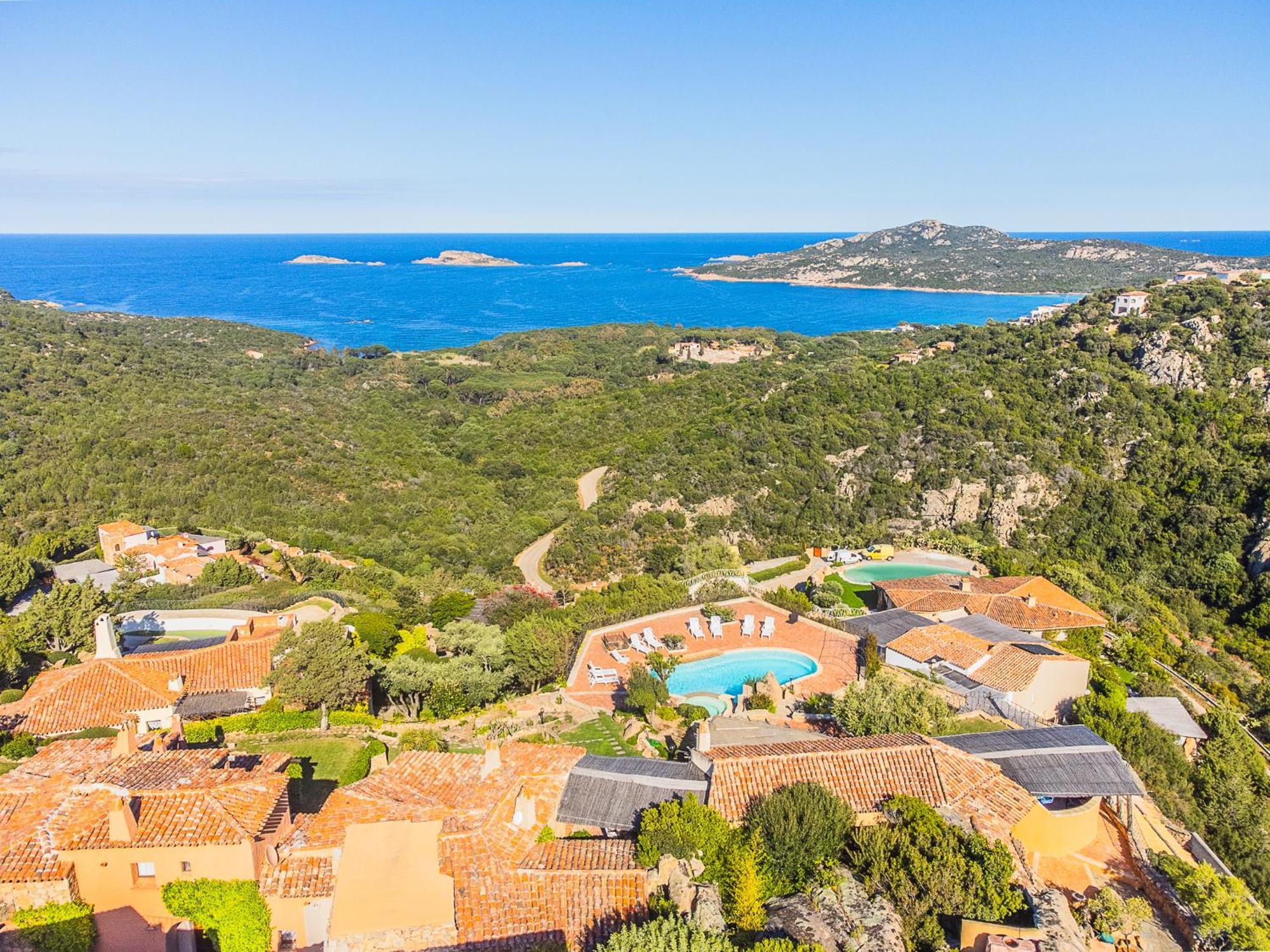 Sardinia Family Villas - Villa Carmen With Sea View And Pool Porto Cervo Exterior photo