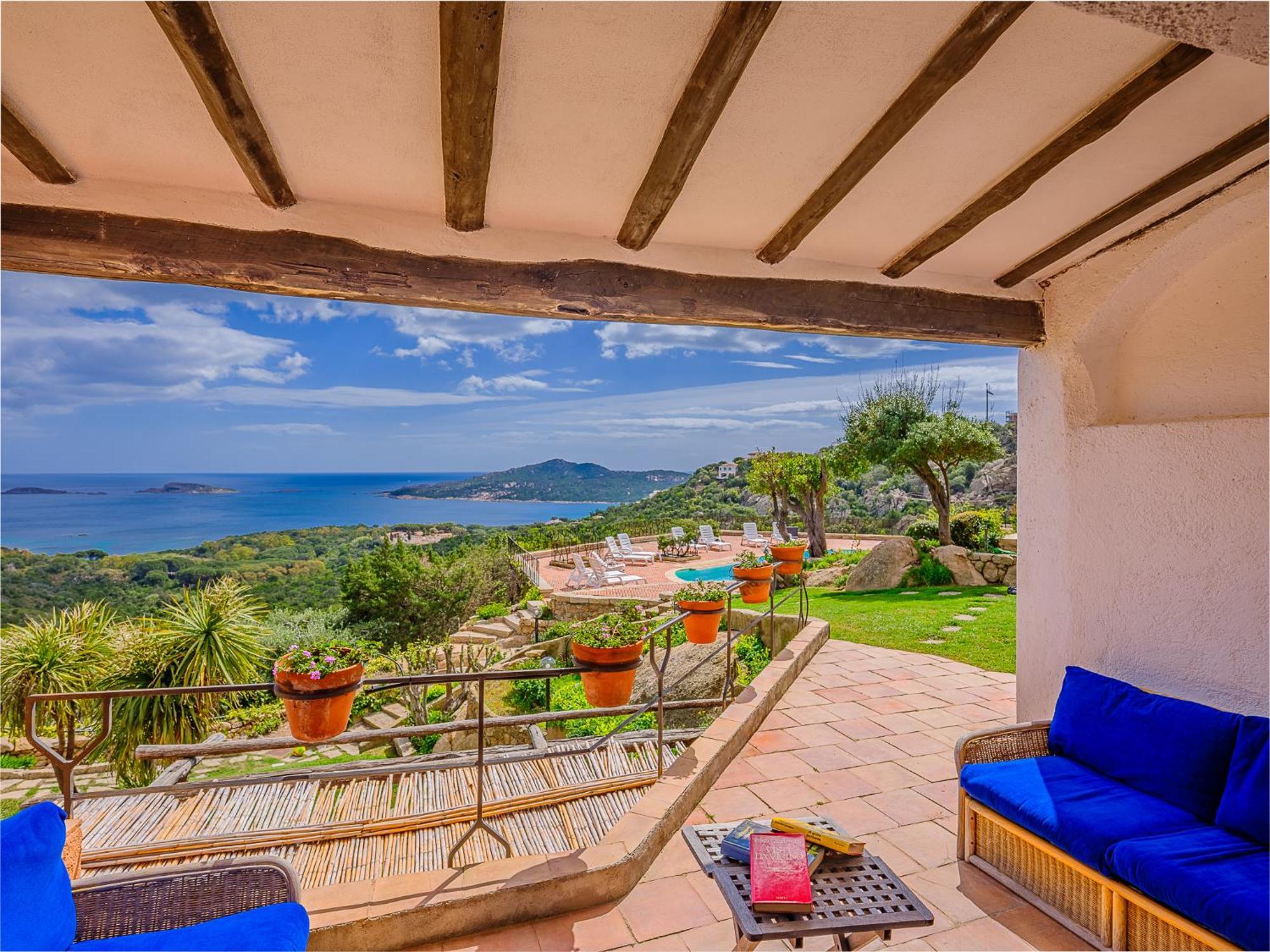 Sardinia Family Villas - Villa Carmen With Sea View And Pool Porto Cervo Exterior photo