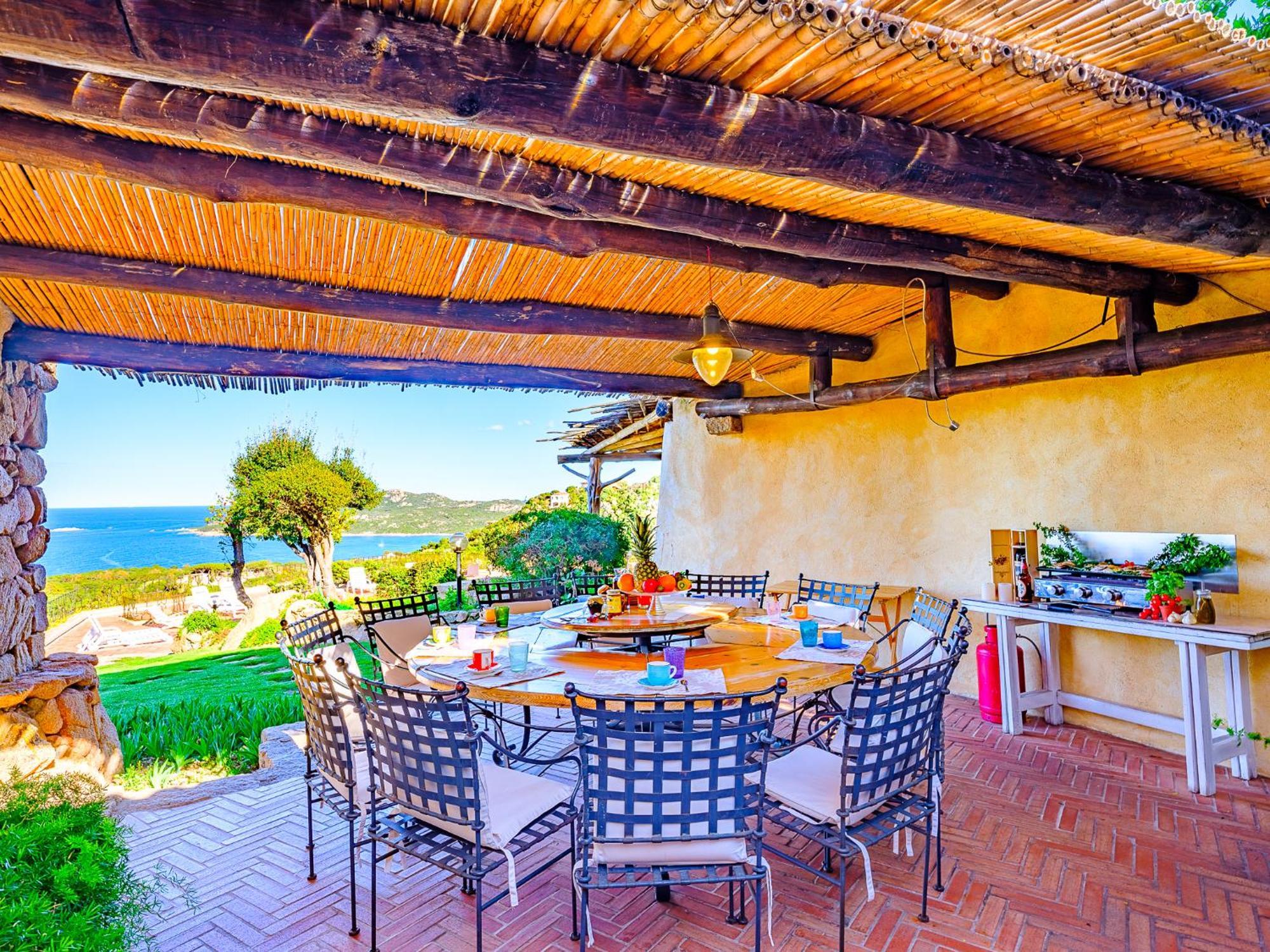 Sardinia Family Villas - Villa Carmen With Sea View And Pool Porto Cervo Exterior photo